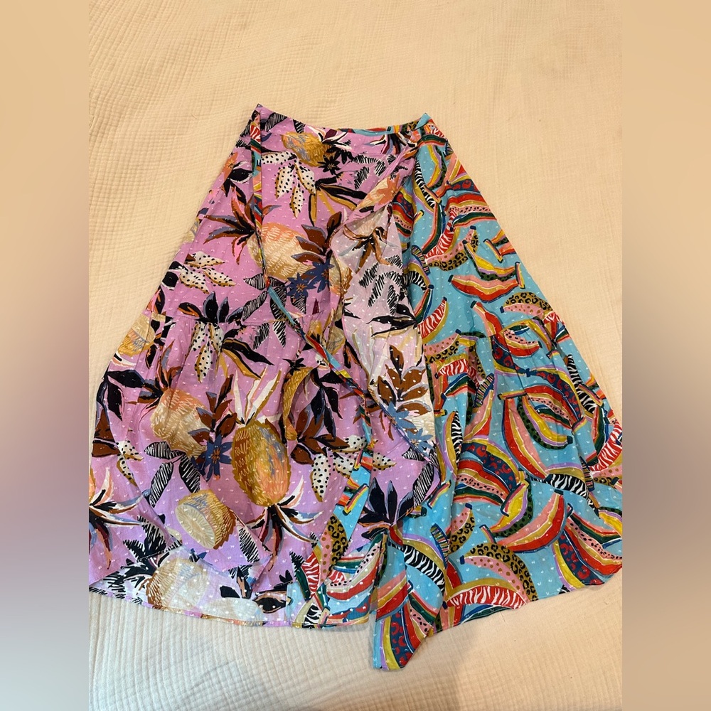 FARM Rio Colorful Wrap Skirt - Picture 2 of 4